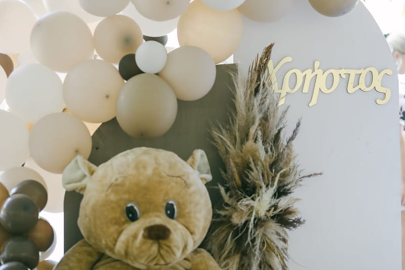 Bohemian Teddy bear Christening