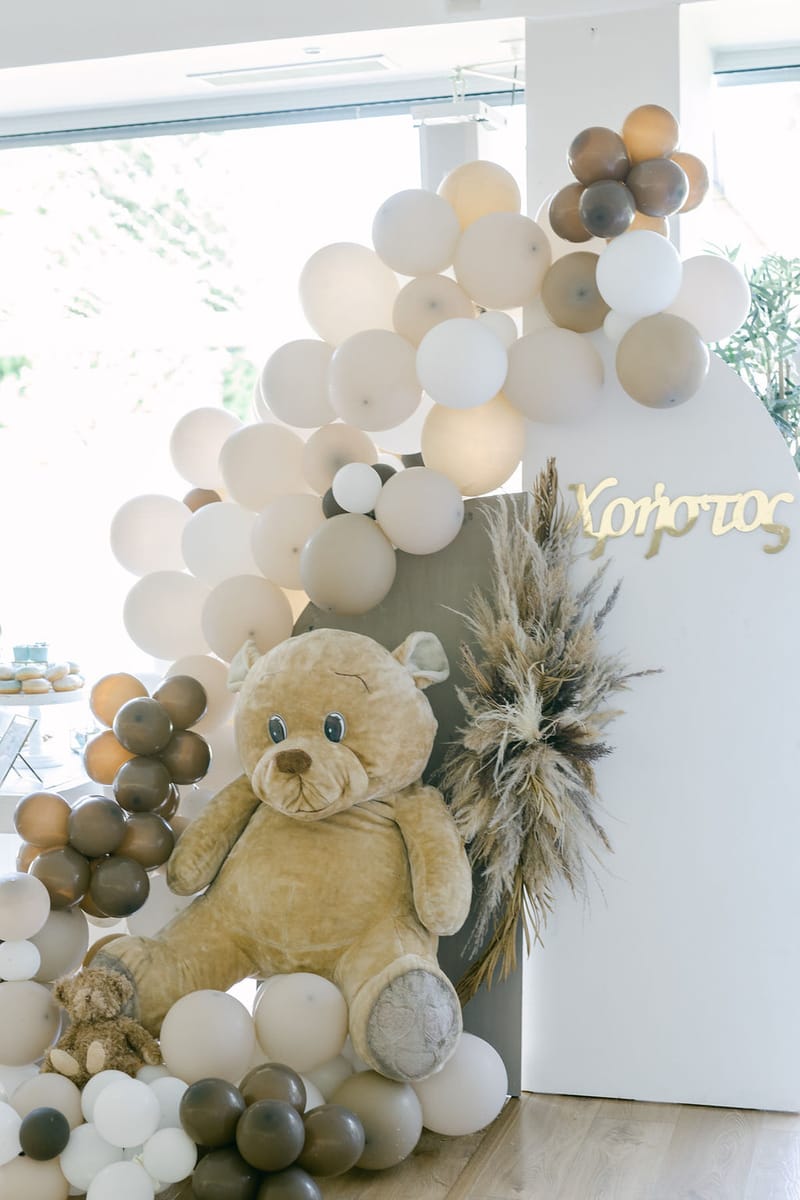 Bohemian Teddy bear Christening
