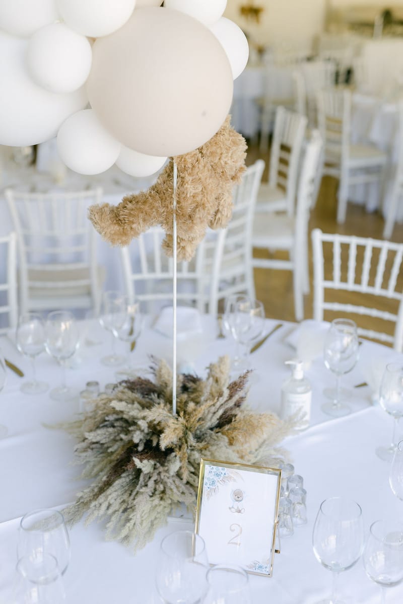 Bohemian Teddy bear Christening
