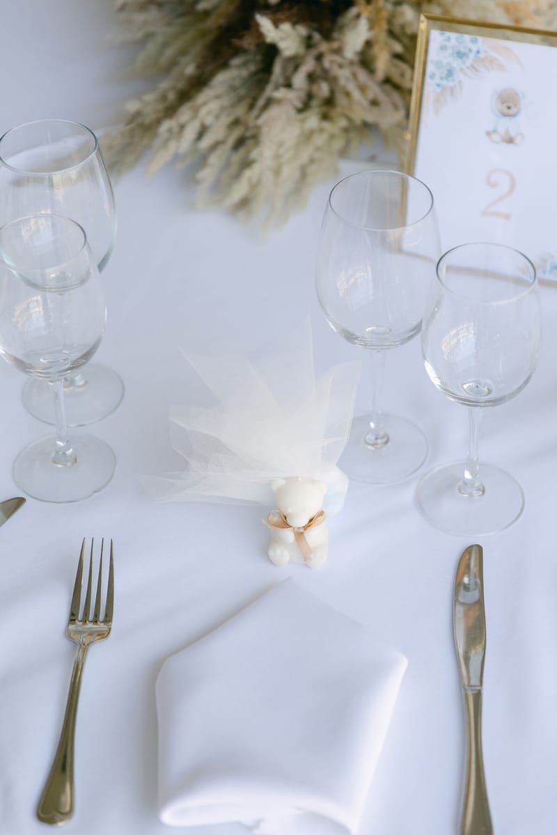 Bohemian Teddy bear Christening