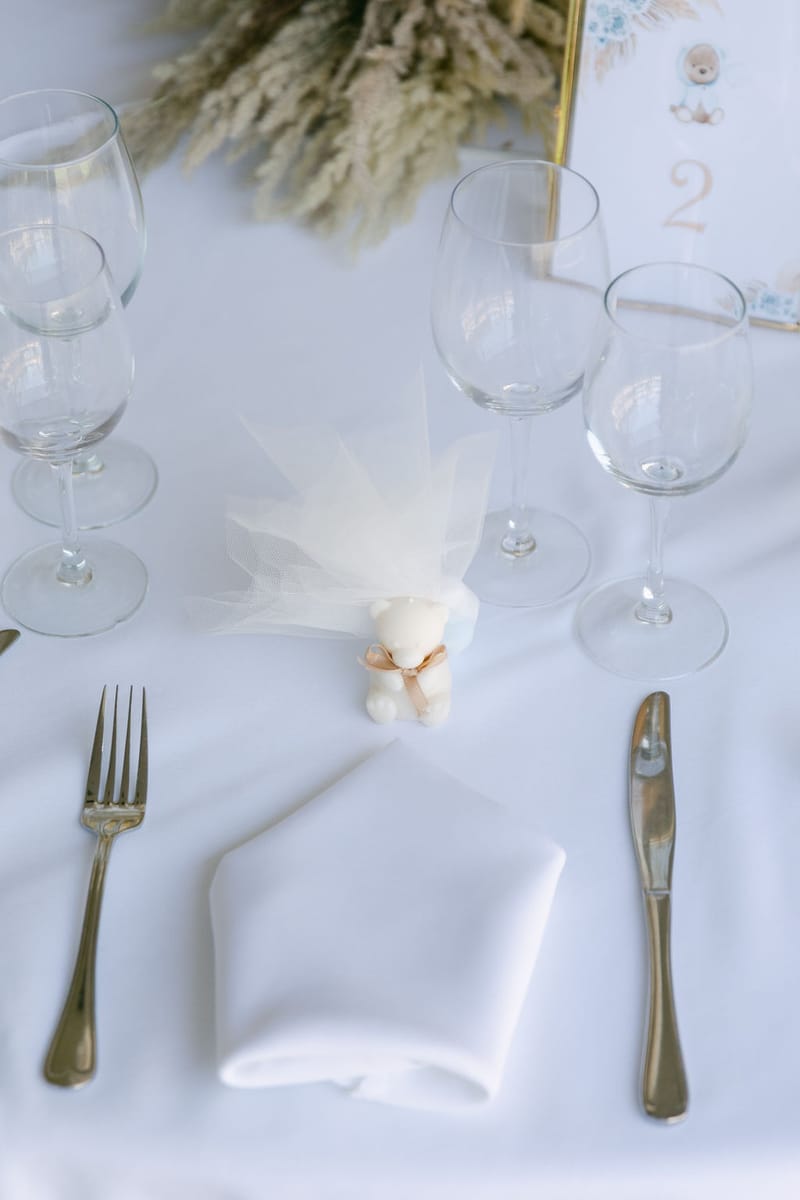 Bohemian Teddy bear Christening