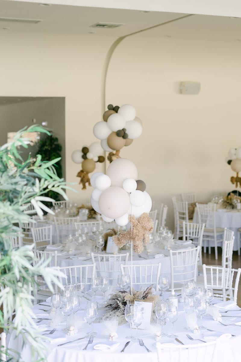 Bohemian Teddy bear Christening