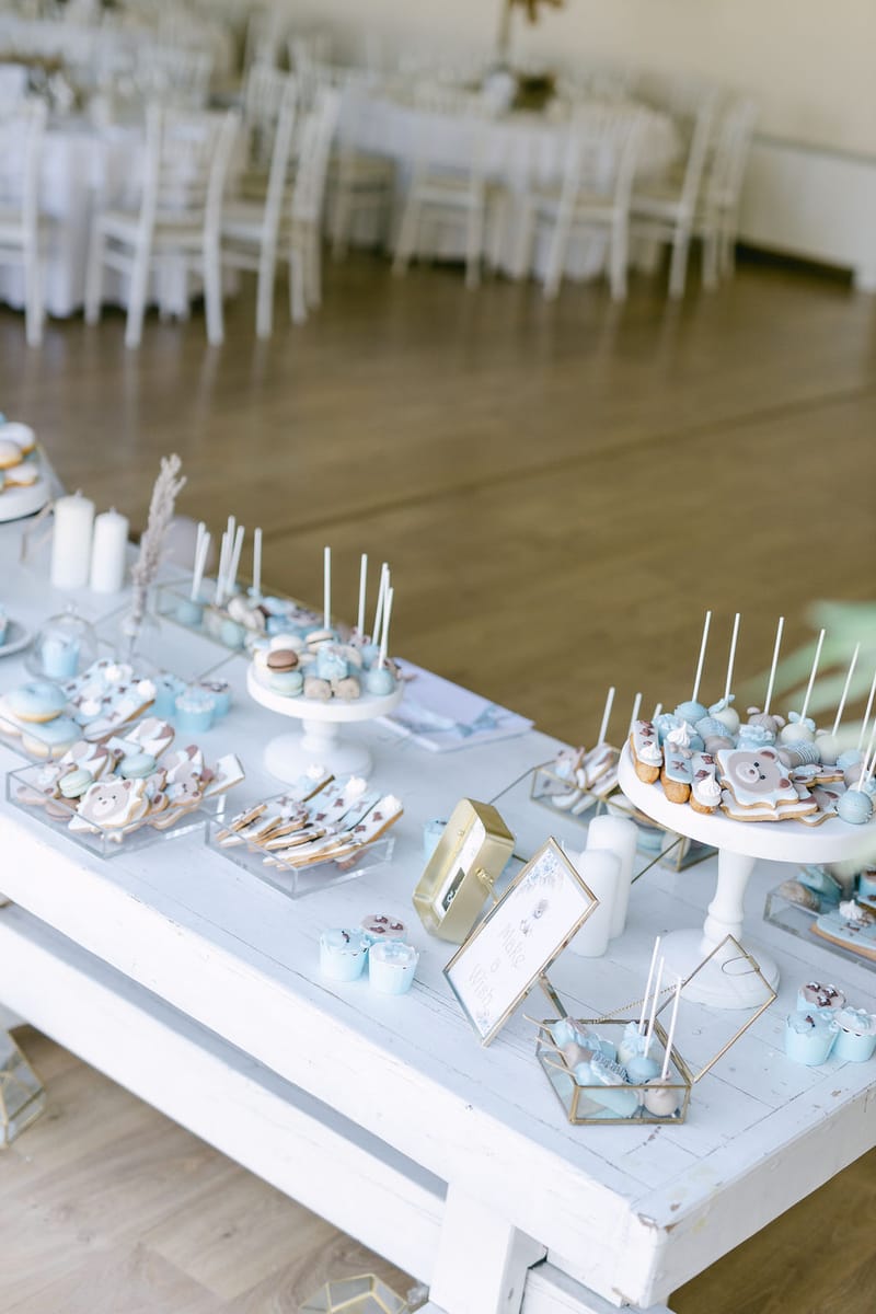 Bohemian Teddy bear Christening