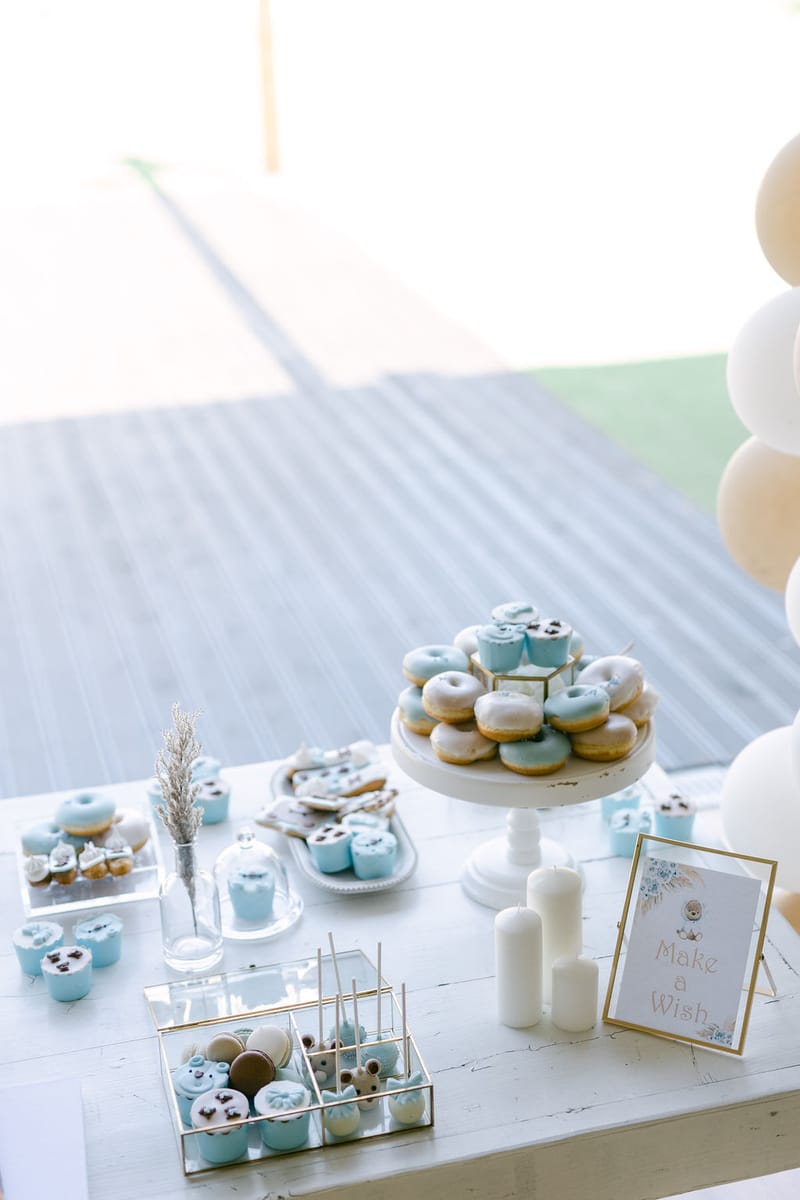 Bohemian Teddy bear Christening