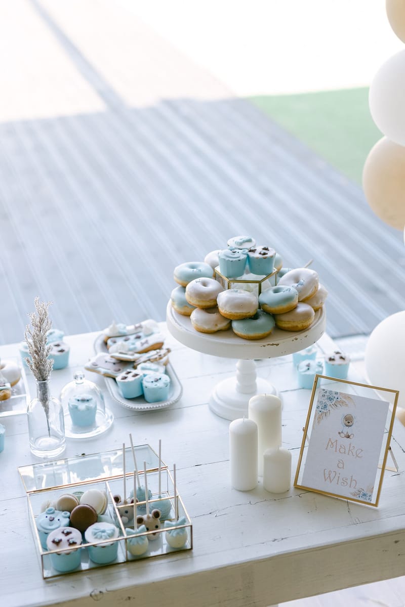 Bohemian Teddy bear Christening