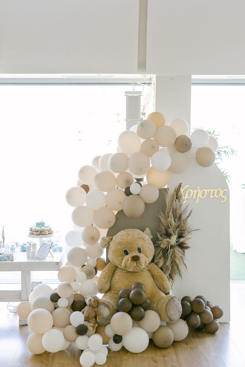 Bohemian Teddy bear Christening