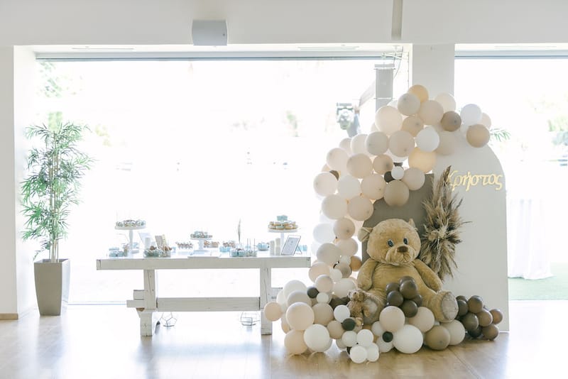 Bohemian Teddy bear Christening