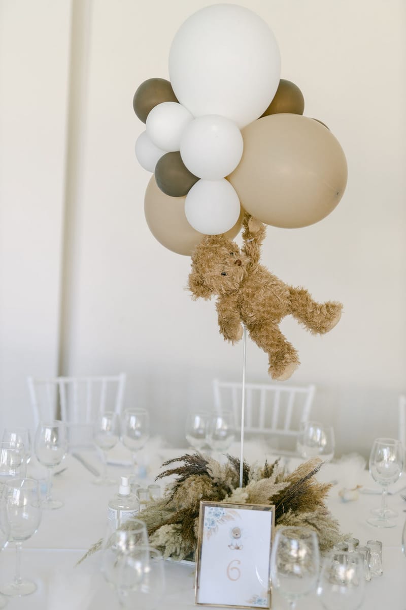 Bohemian Teddy bear Christening