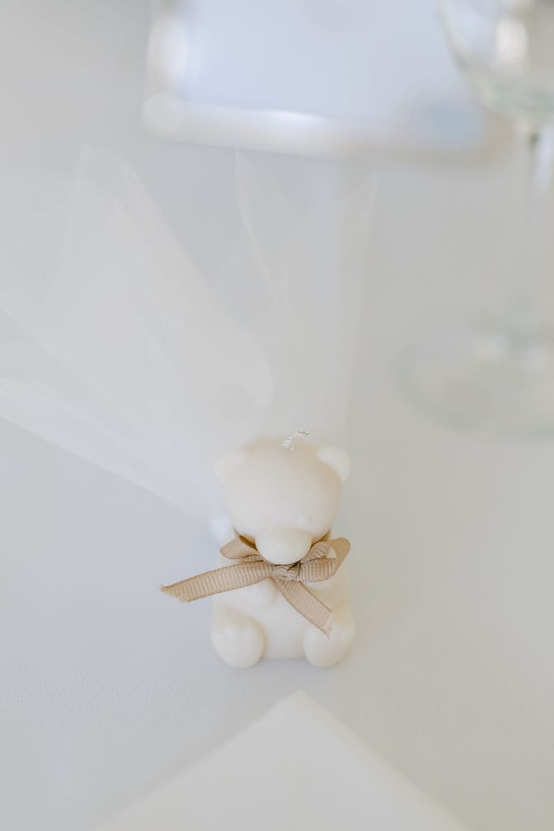 Bohemian Teddy bear Christening