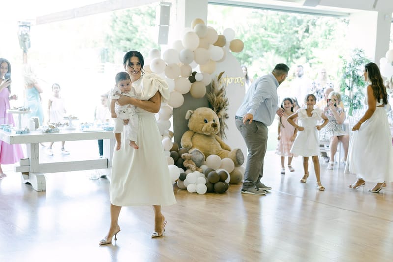 Bohemian Teddy bear Christening