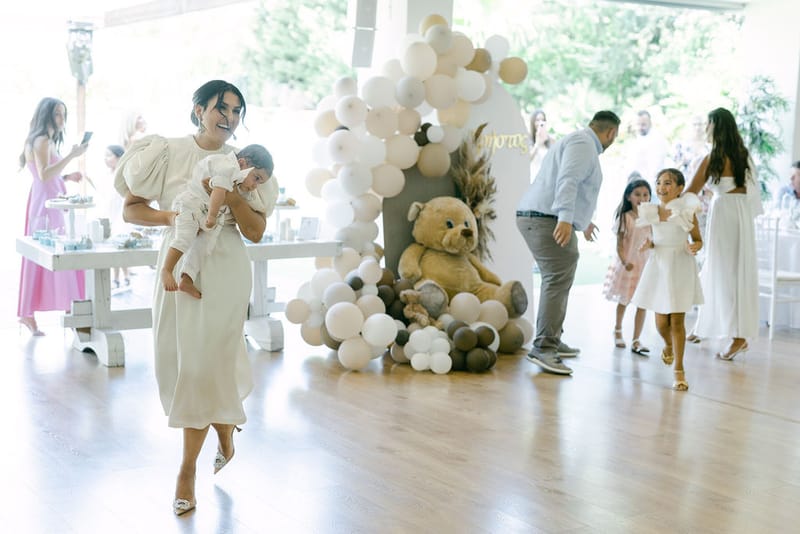 Bohemian Teddy bear Christening