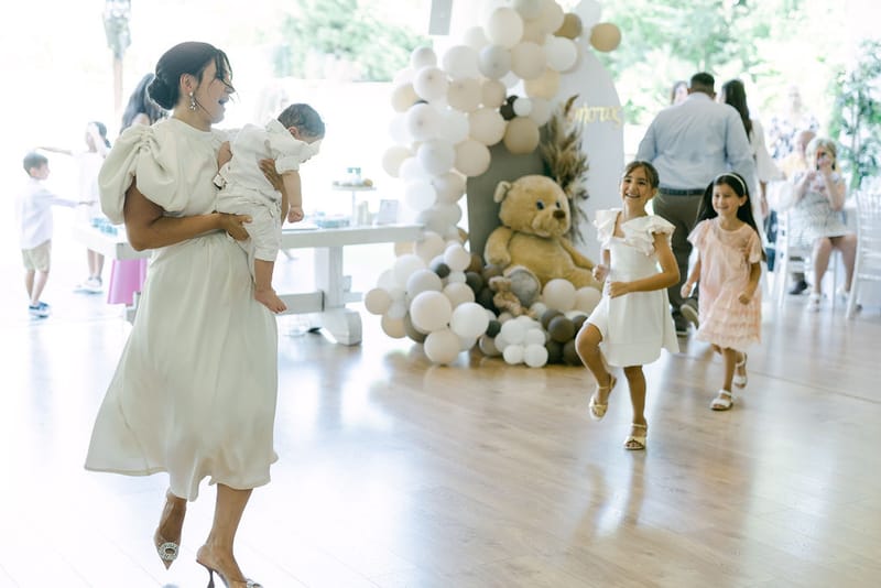 Bohemian Teddy bear Christening