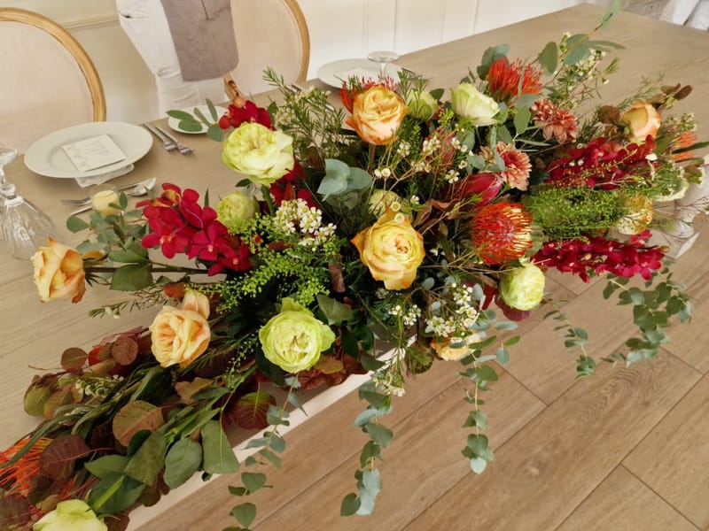 Nigerian Red wedding theme in Athens