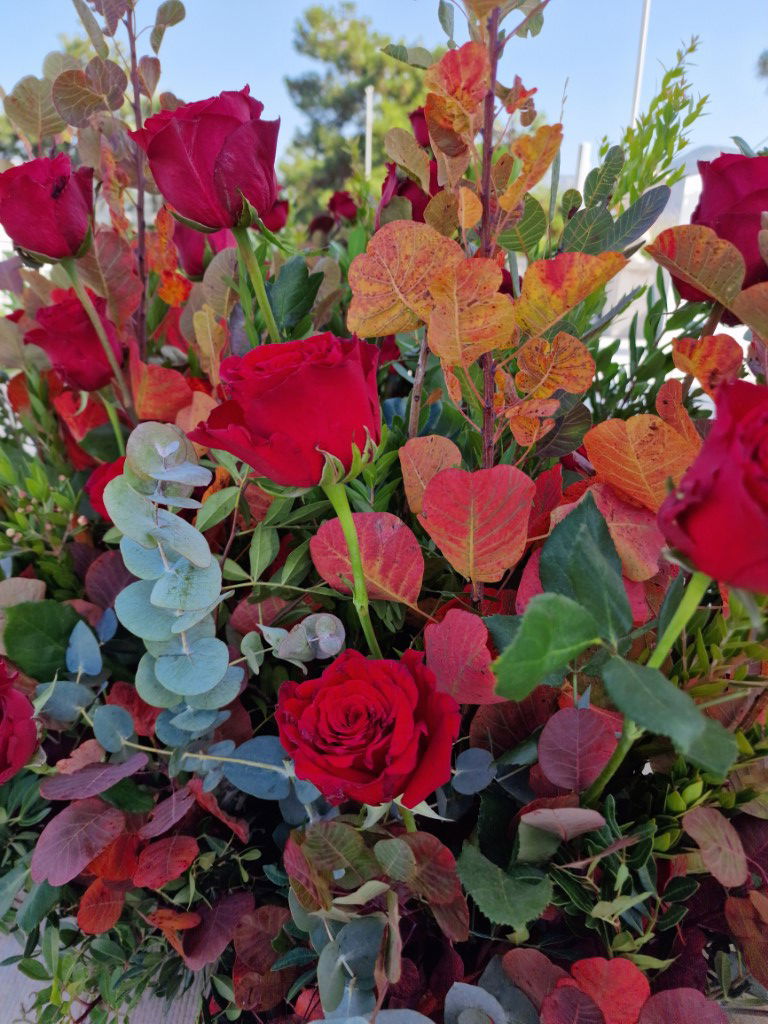 Nigerian Red wedding theme in Athens