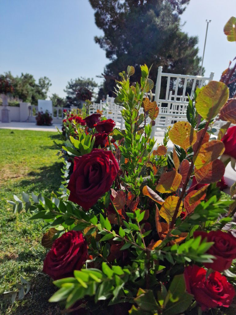 Nigerian Red wedding theme in Athens