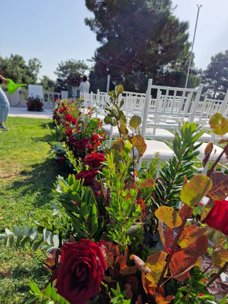 Nigerian Red wedding theme in Athens