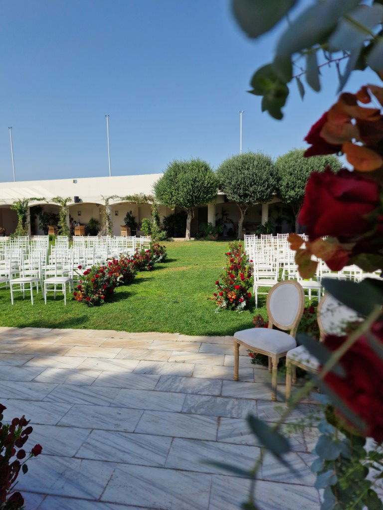 Nigerian Red wedding theme in Athens
