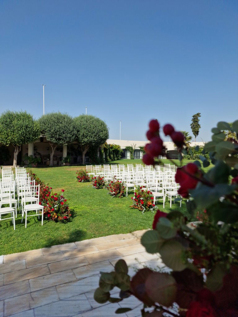 Nigerian Red wedding theme in Athens