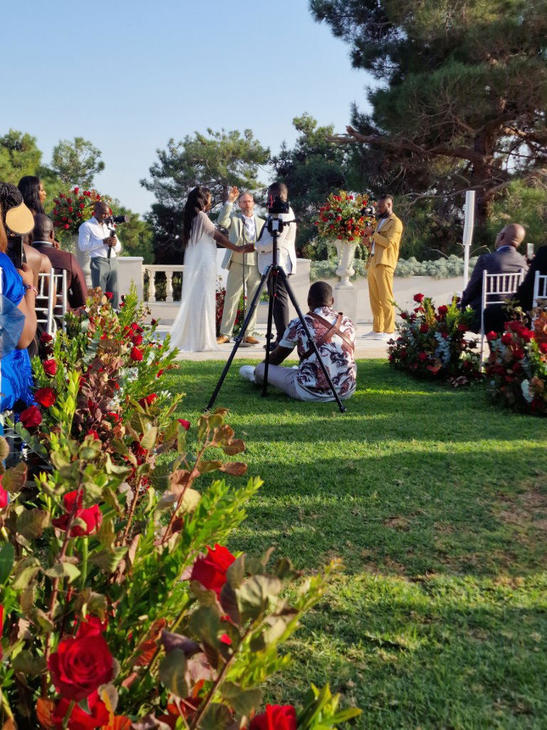 Nigerian Red wedding theme in Athens