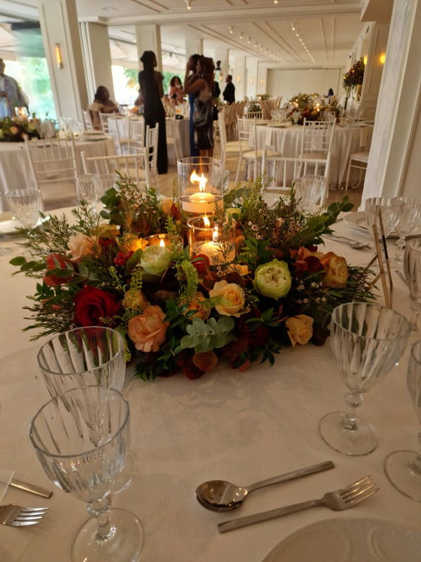 Nigerian Red wedding theme in Athens