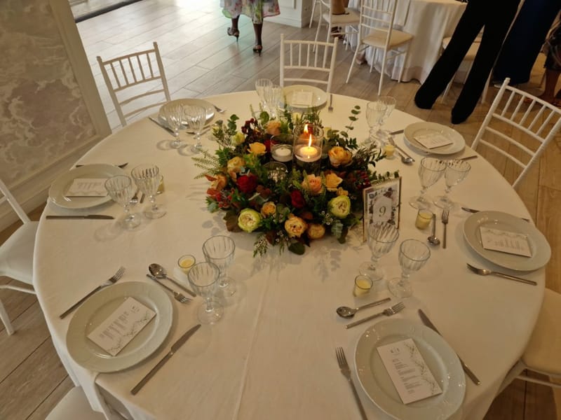 Nigerian Red wedding theme in Athens