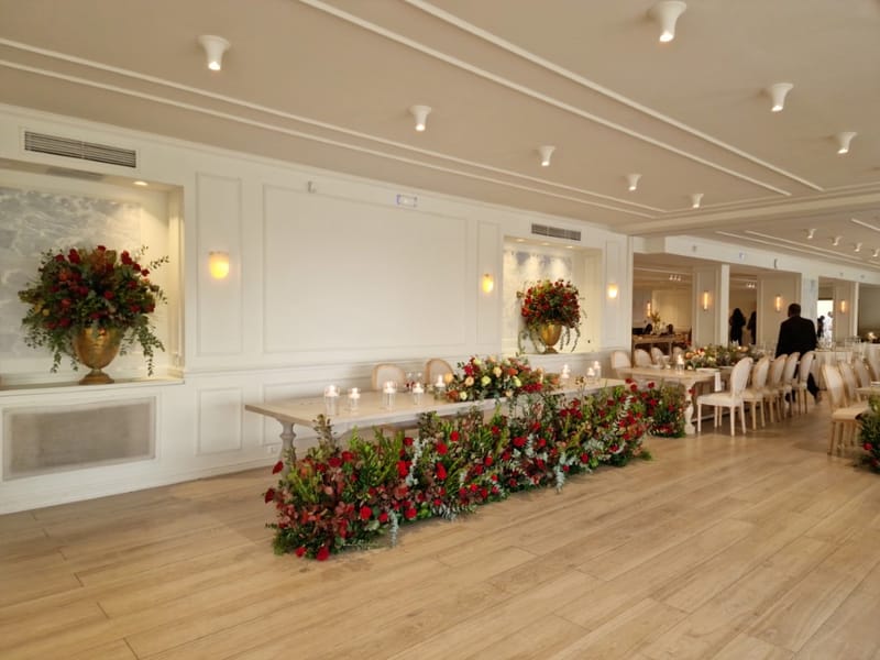 Nigerian Red wedding theme in Athens