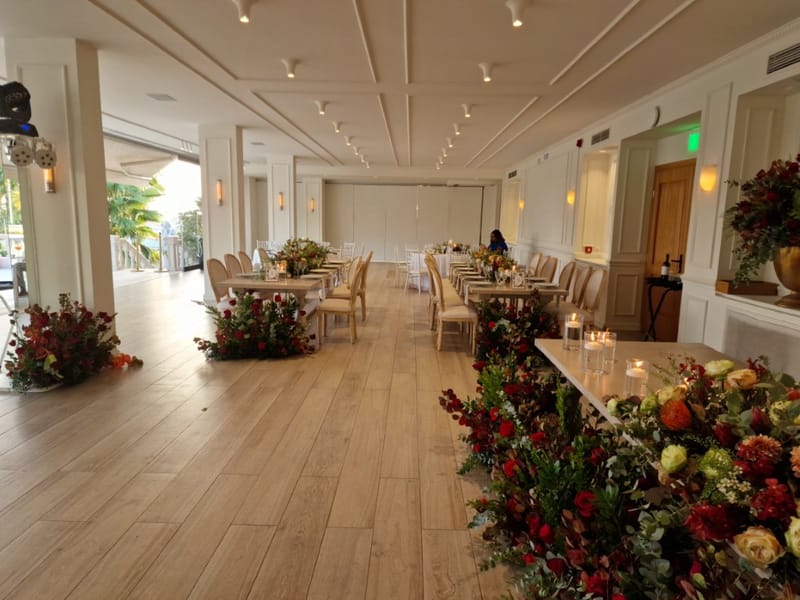 Nigerian Red wedding theme in Athens