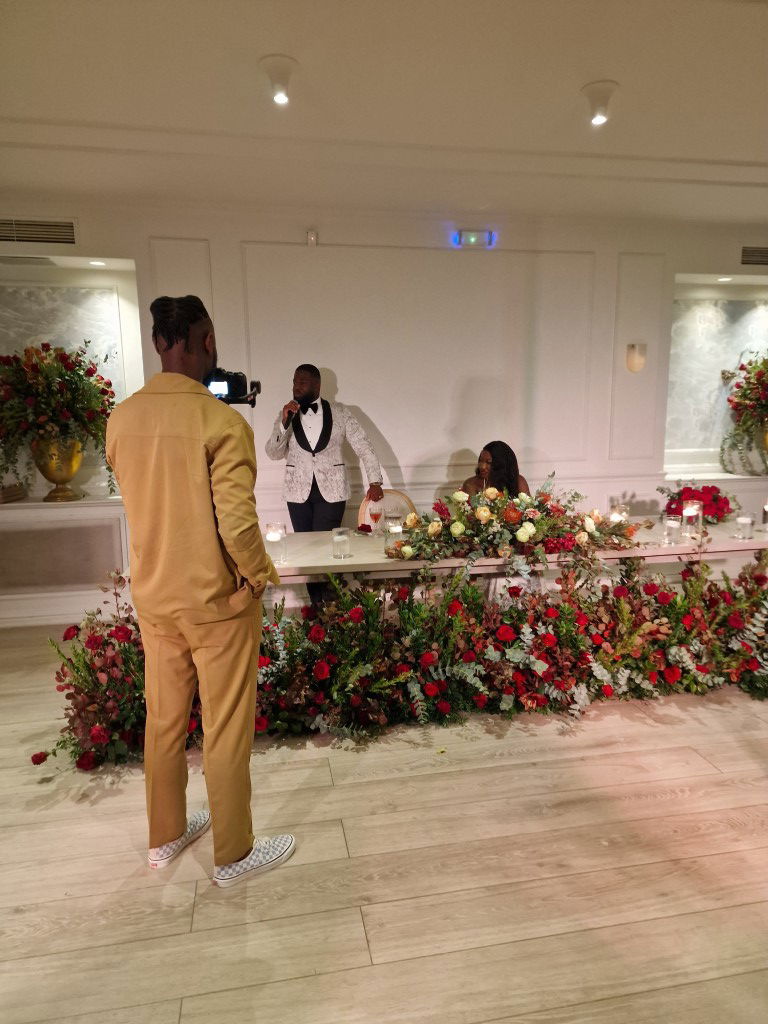 Nigerian Red wedding theme in Athens