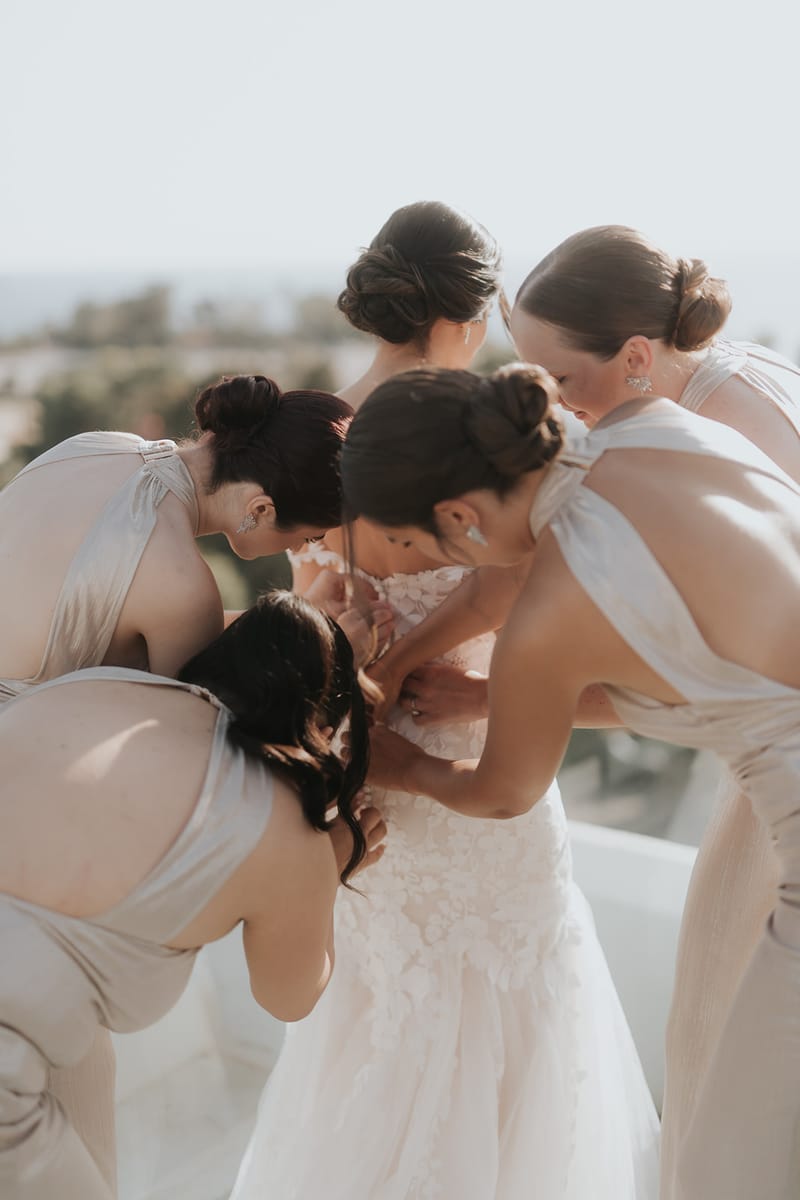 Helen and Aron's White Wedding in Athens 