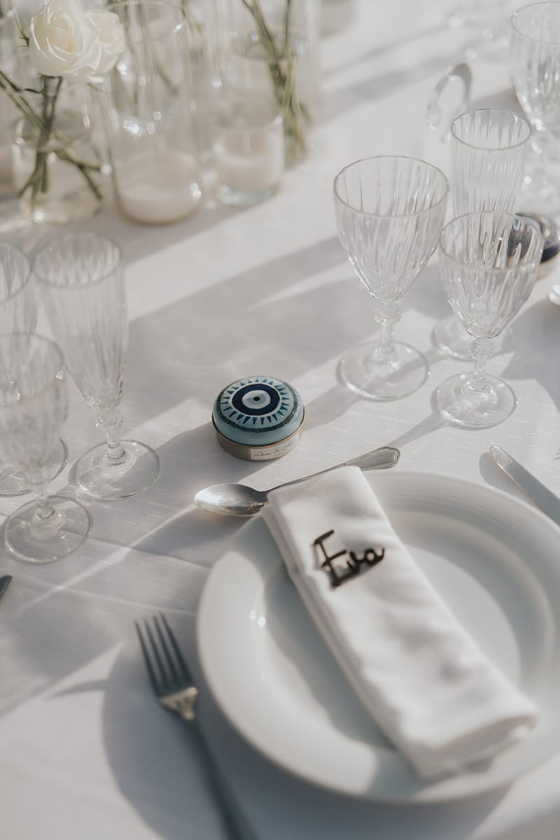 Helen and Aron's White Wedding in Athens 