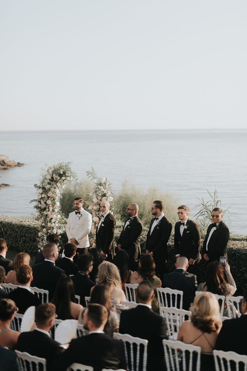 Helen and Aron's White Wedding in Athens 