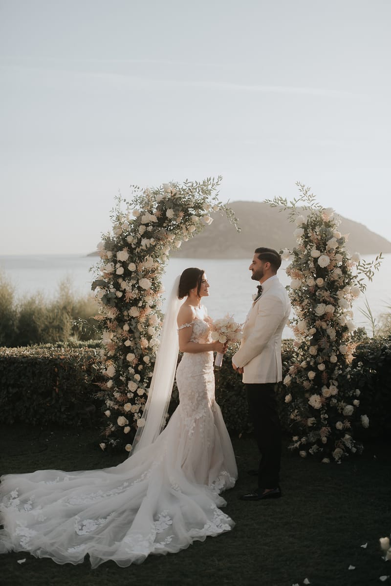Helen and Aron's White Wedding in Athens 