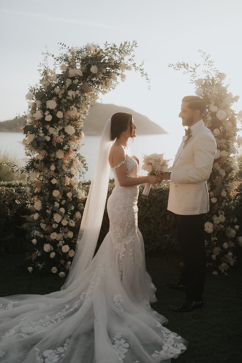 Helen and Aron's White Wedding in Athens 