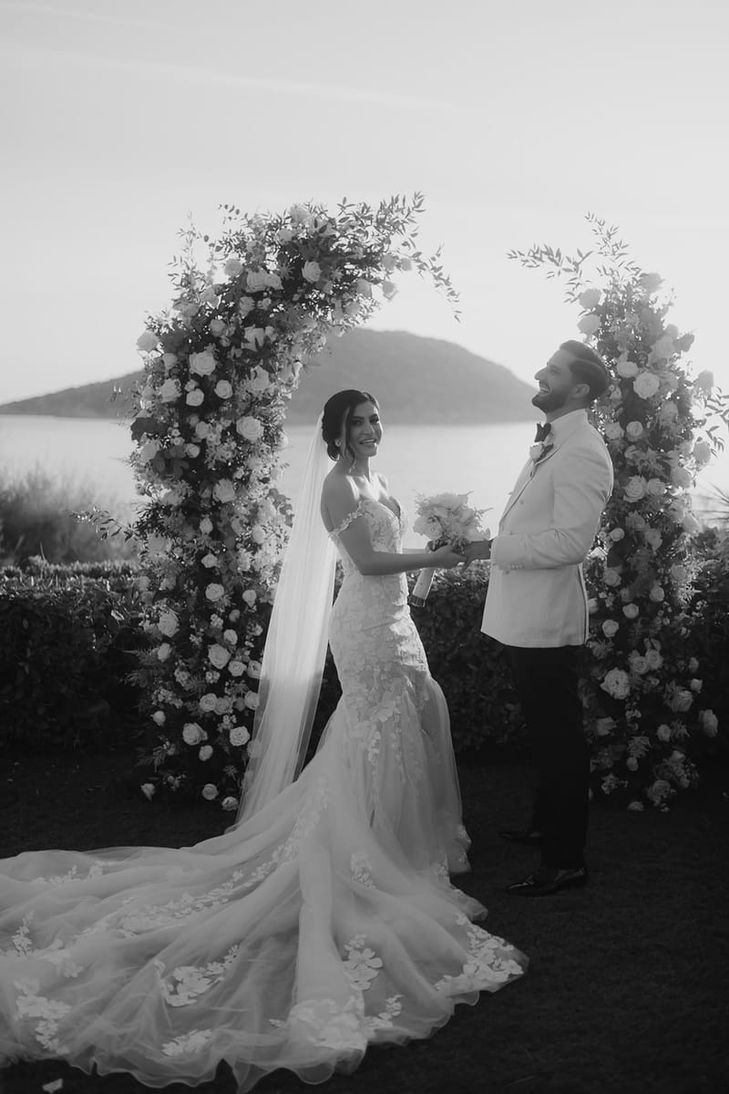 Helen and Aron's White Wedding in Athens 