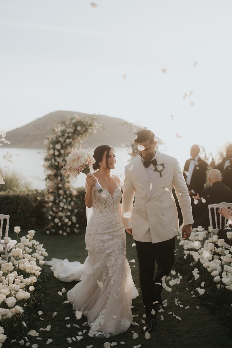 Helen and Aron's White Wedding in Athens 