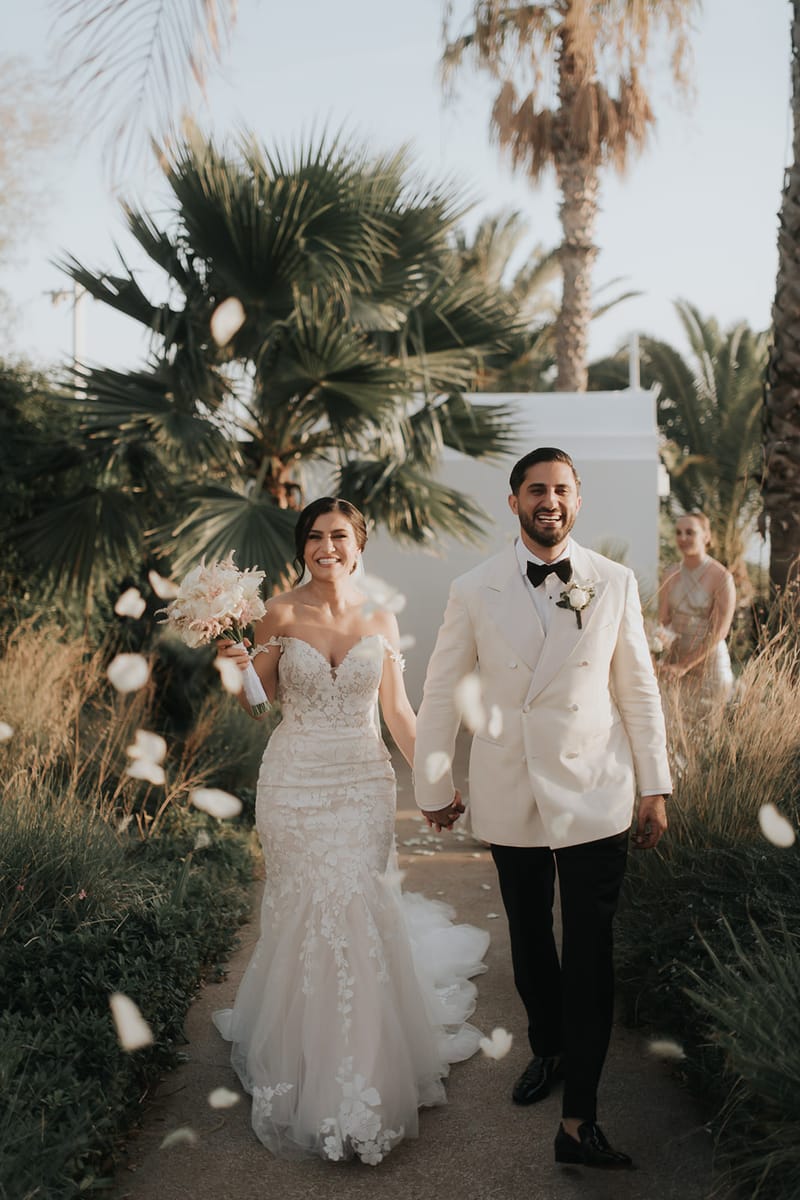 Helen and Aron's White Wedding in Athens 