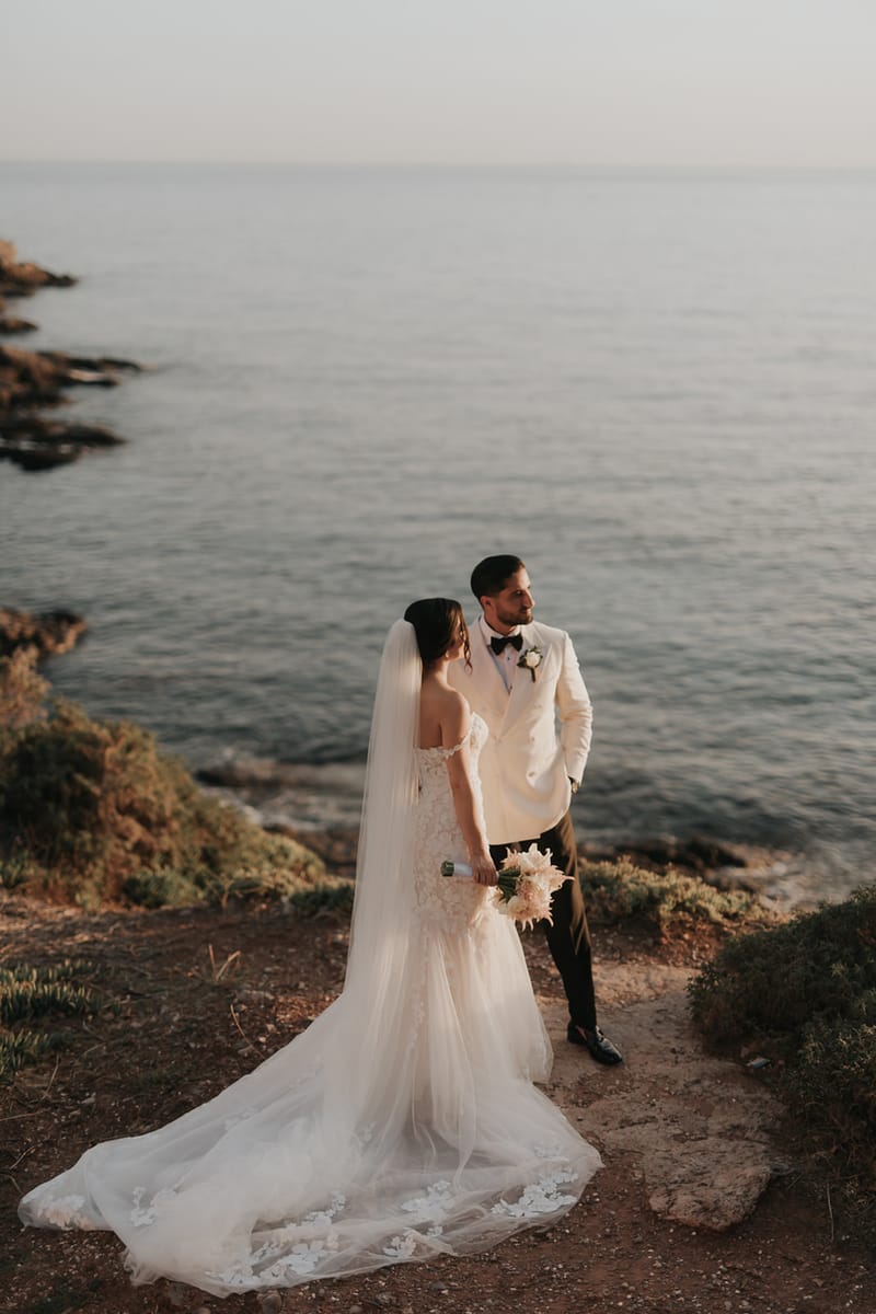 Helen and Aron's White Wedding in Athens 