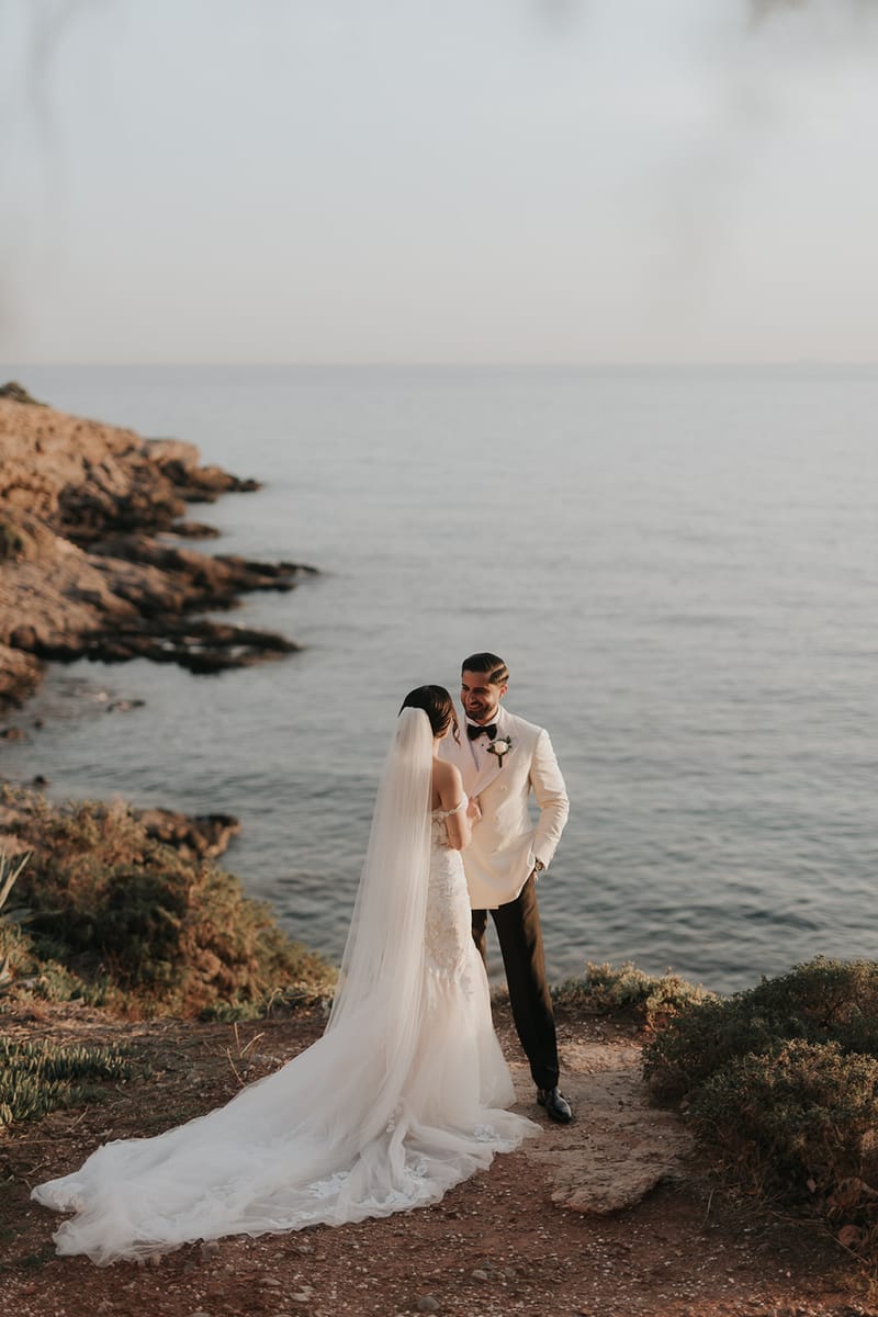 Helen and Aron's White Wedding in Athens 