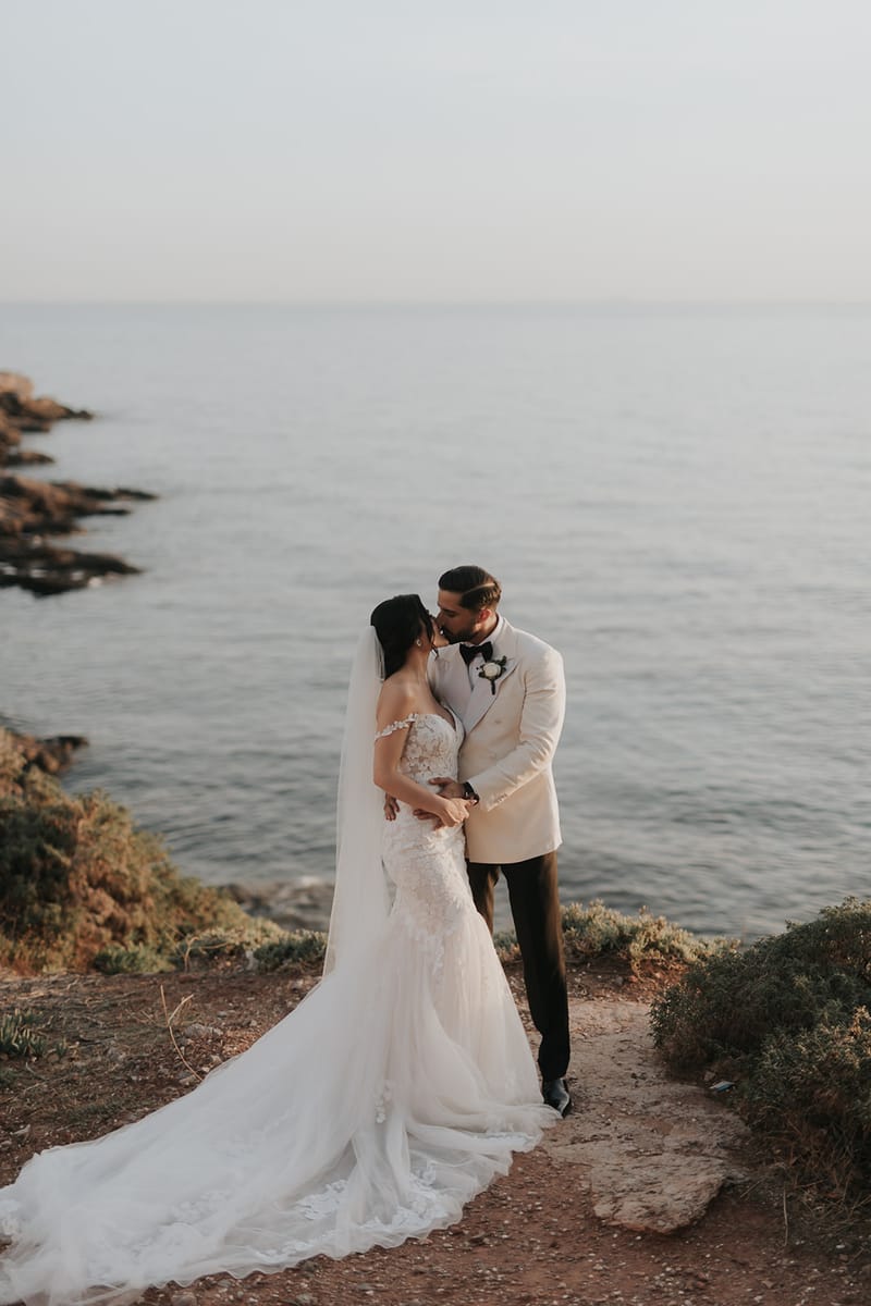 Helen and Aron's White Wedding in Athens 