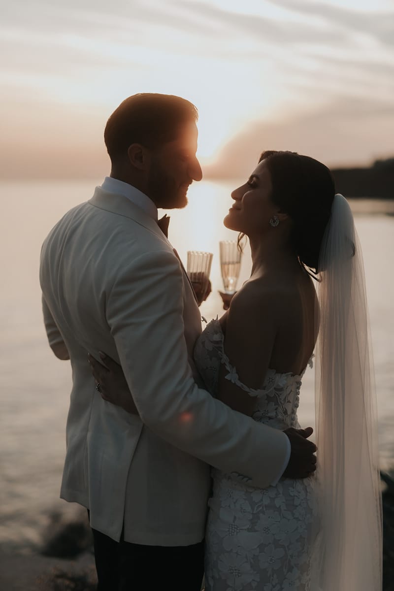 Helen and Aron's White Wedding in Athens 