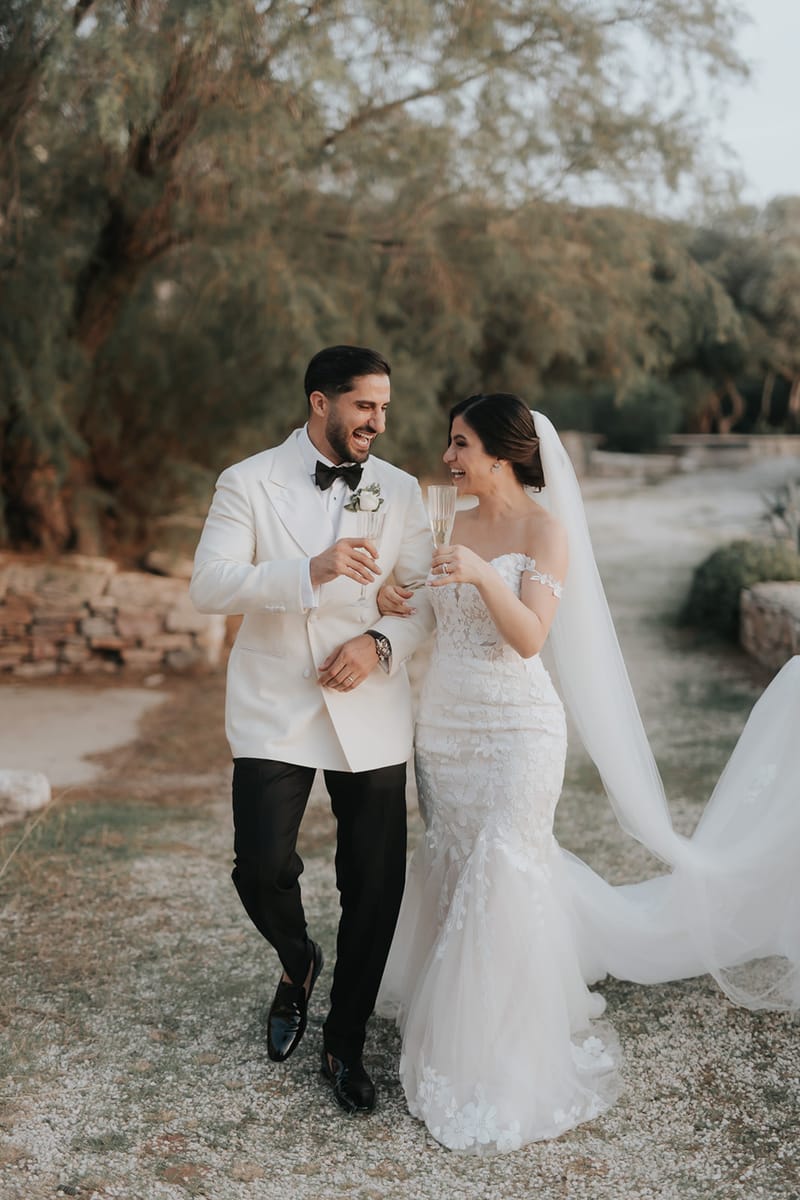 Helen and Aron's White Wedding in Athens 