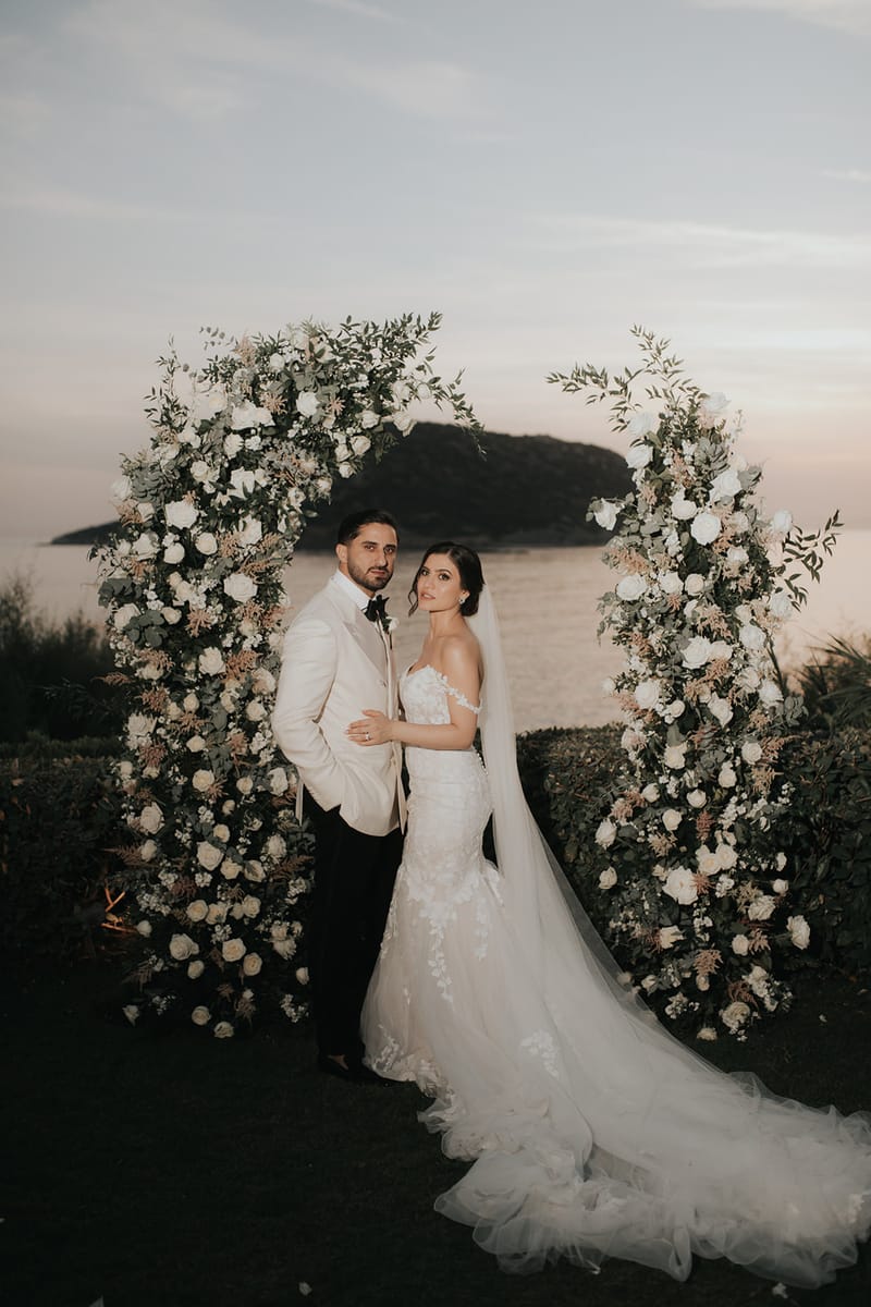 Helen and Aron's White Wedding in Athens 