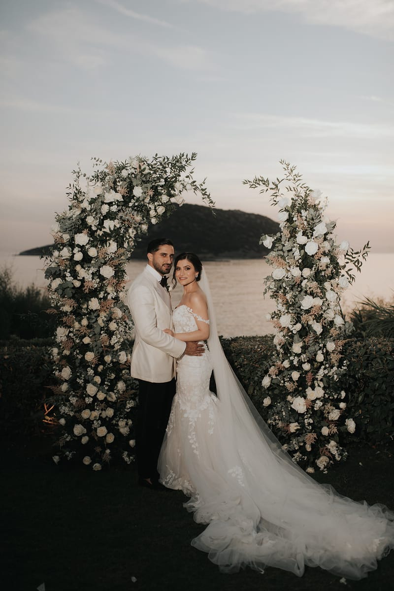 Helen and Aron's White Wedding in Athens 