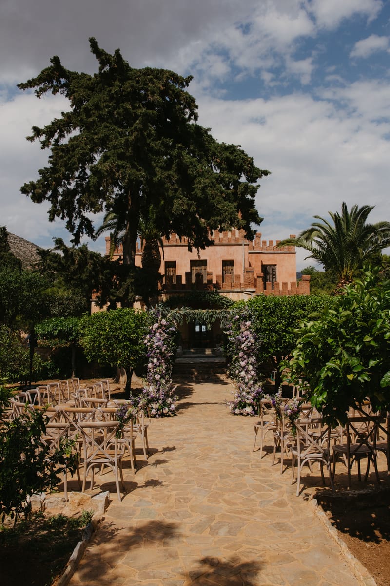 Aimee & Seymour Wedding at the Pyrgos Melissourgou