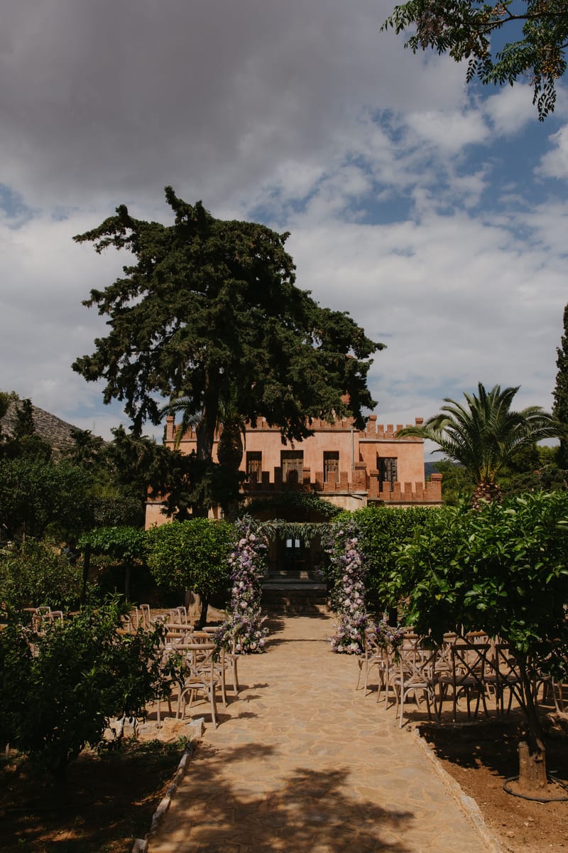 Aimee & Seymour Wedding at the Pyrgos Melissourgou
