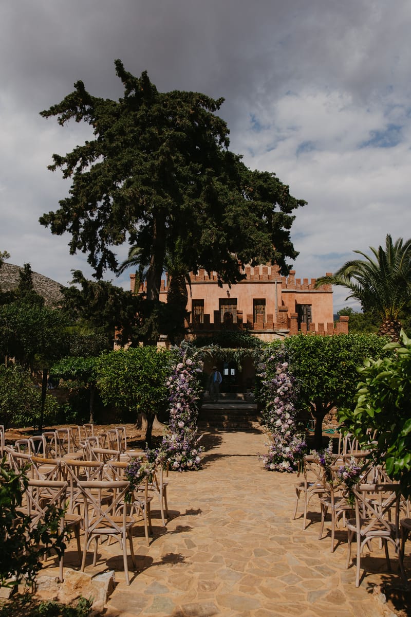 Aimee & Seymour Wedding at the Pyrgos Melissourgou