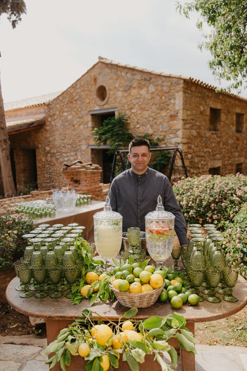 Aimee & Seymour Wedding at the Pyrgos Melissourgou