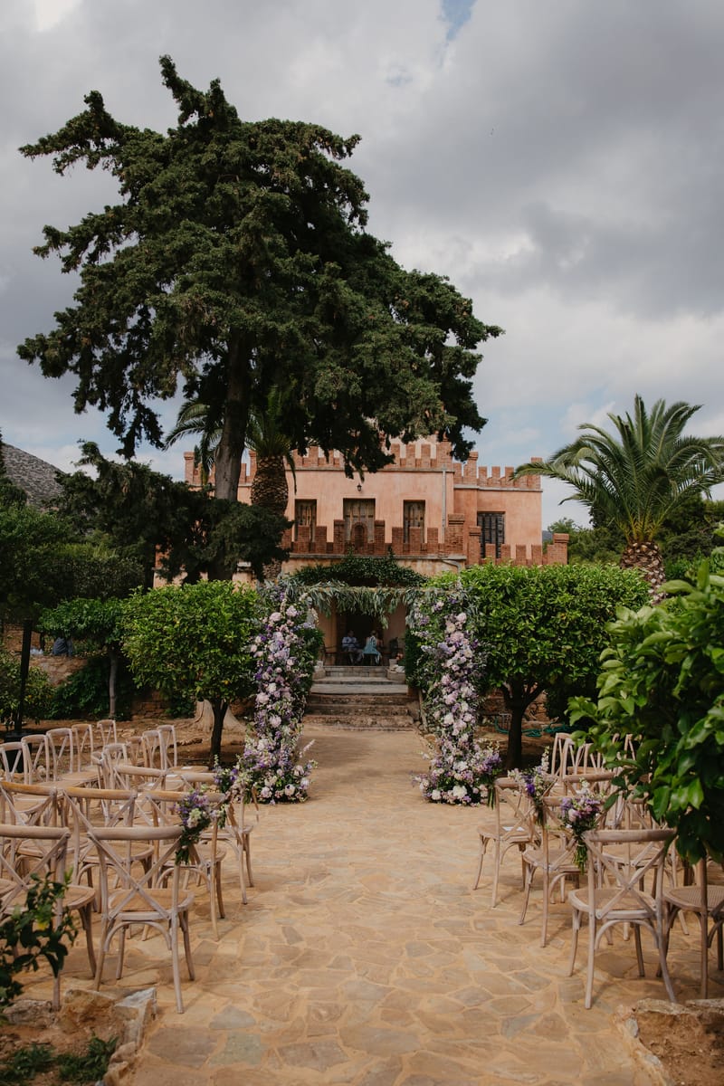 Aimee & Seymour Wedding at the Pyrgos Melissourgou