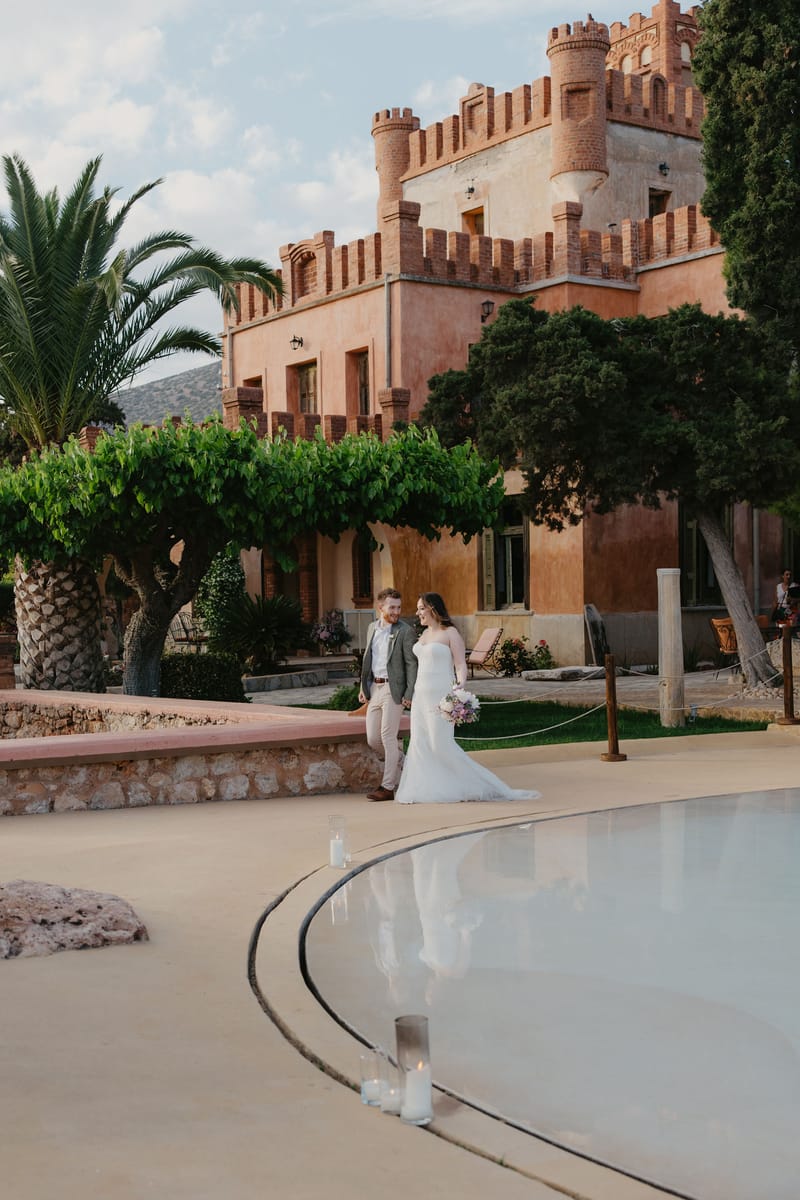 Aimee & Seymour Wedding at the Pyrgos Melissourgou