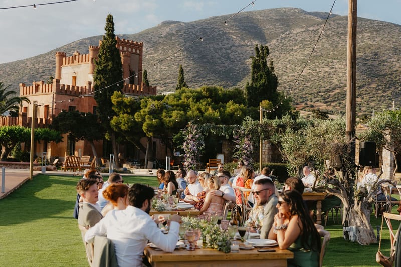 Aimee & Seymour Wedding at the Pyrgos Melissourgou